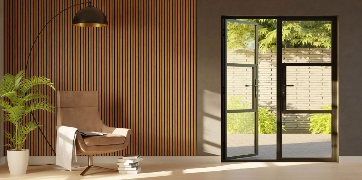 Slim heritage styling in aluminium